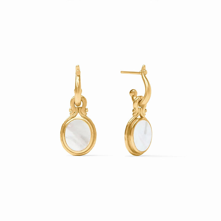 Julie Vos Saratoga Hoop & Charm Earring