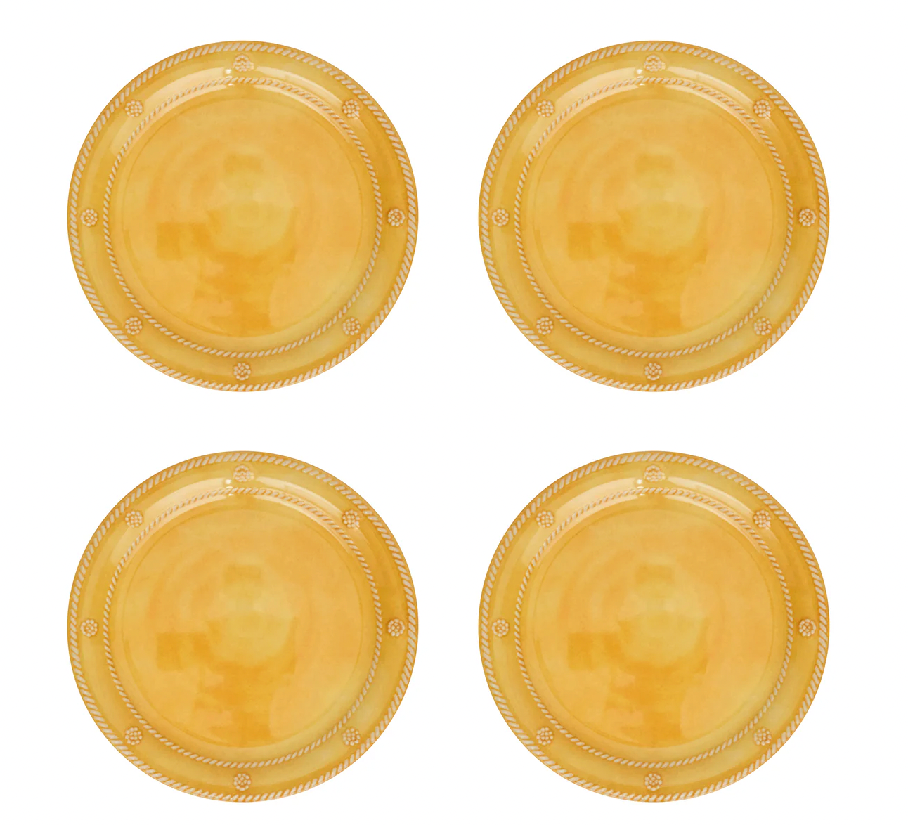 Juliska Berry and Thread Melamine Salad Plate - Set of 4