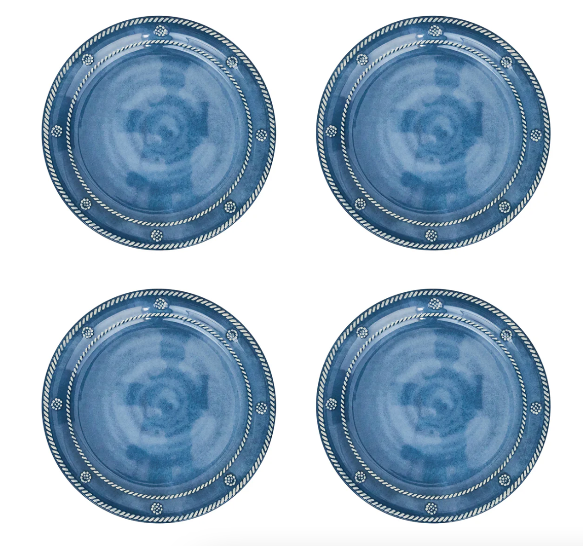 Juliska Berry and Thread Melamine Salad Plate - Set of 4