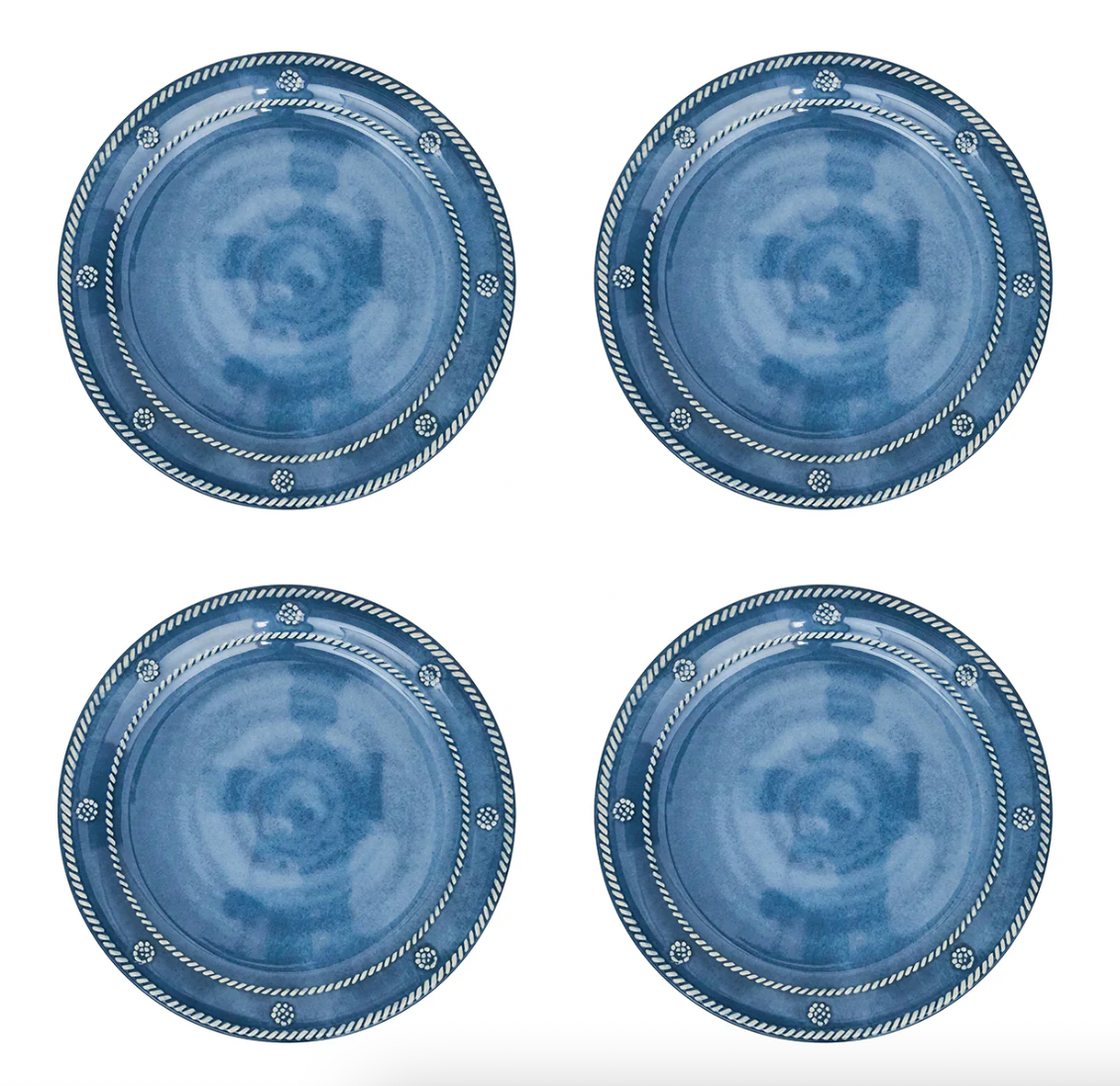 Juliska Berry & Thread Melamine Dinner Plate - Set of 4