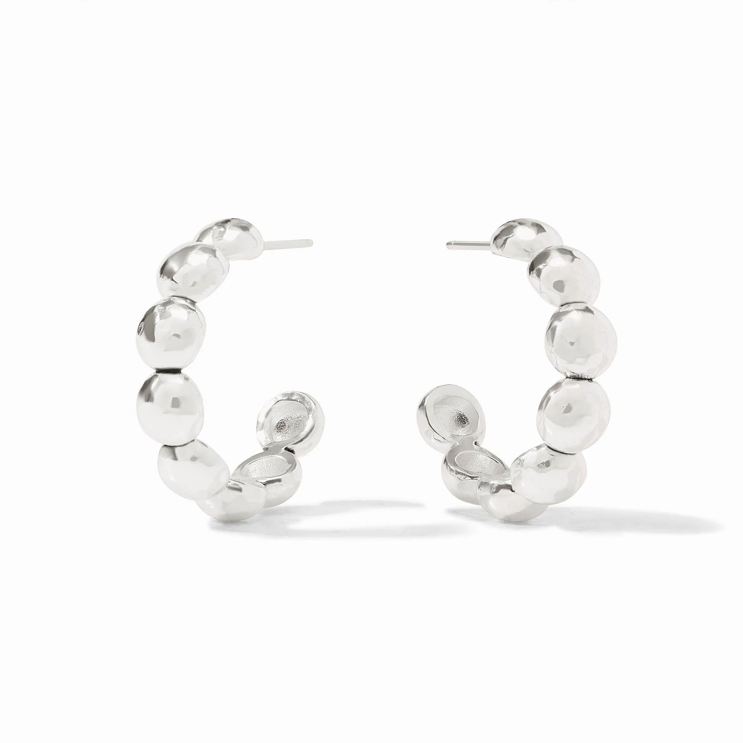 Julie Vos Solara Nova Hoop - Silver
