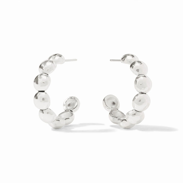 Julie Vos Solara Nova Hoop - Silver