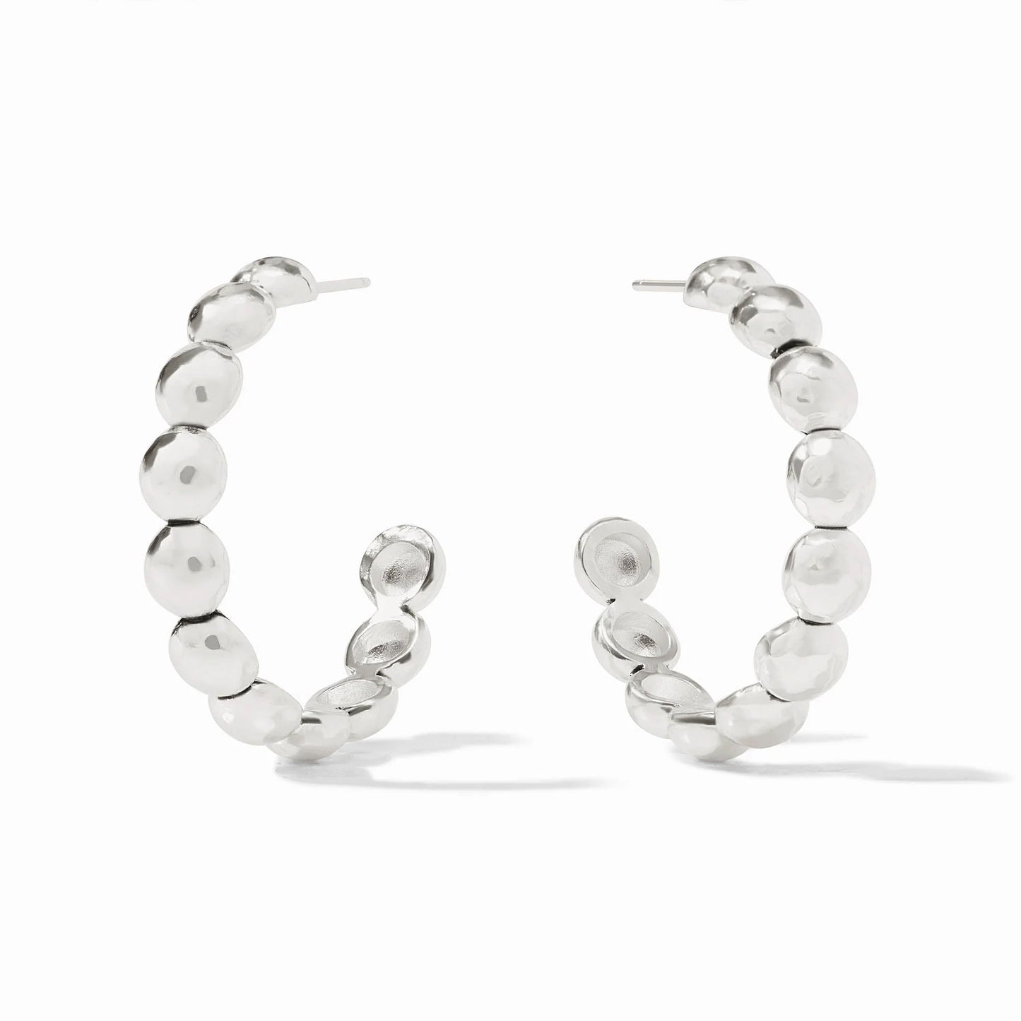 Julie Vos Solara Nova Hoop - Silver