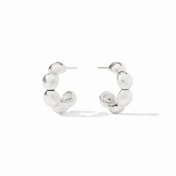 Julie Vos Solara Nova Hoop - Silver
