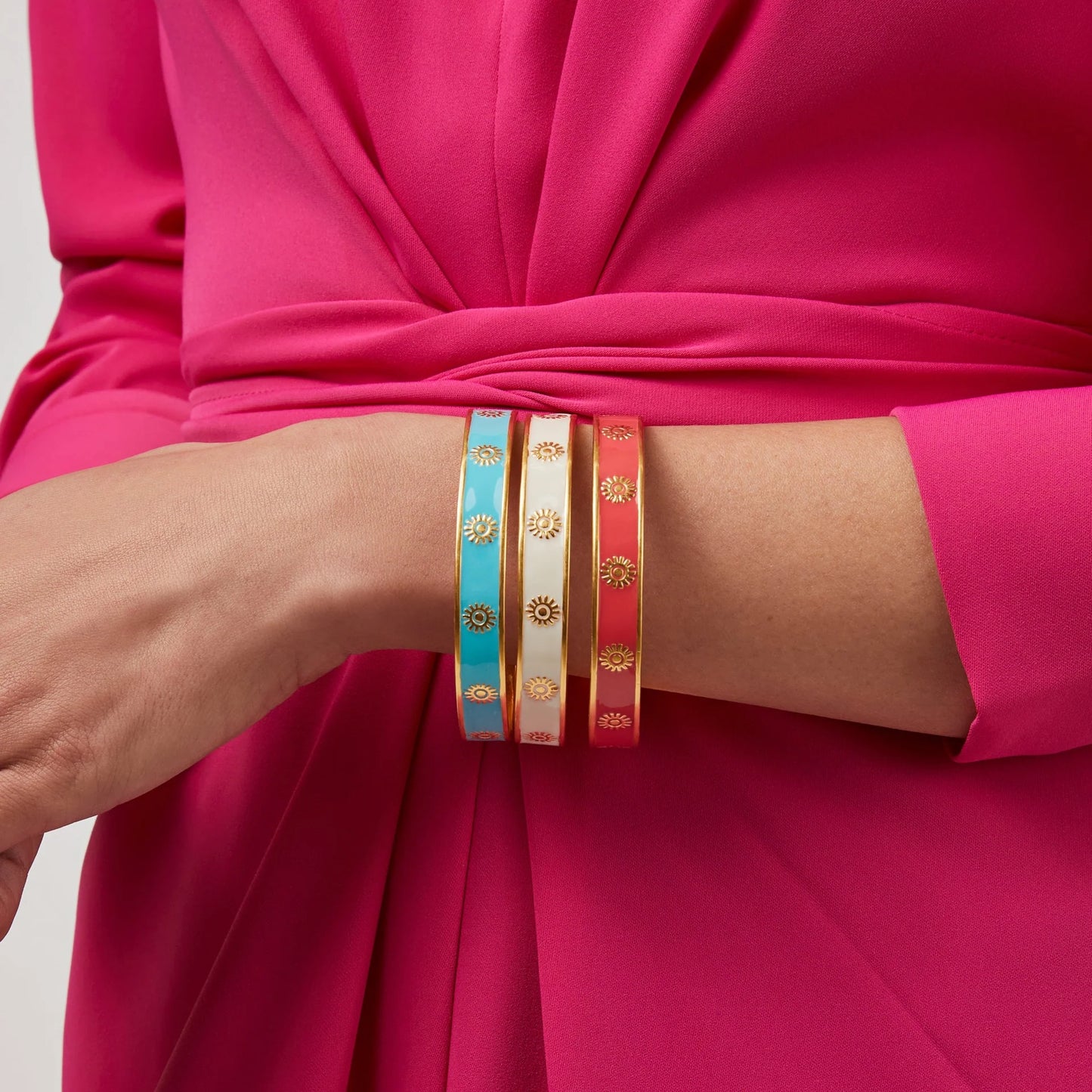 Julie Vos Soleil Bangle, Bahamian Blue