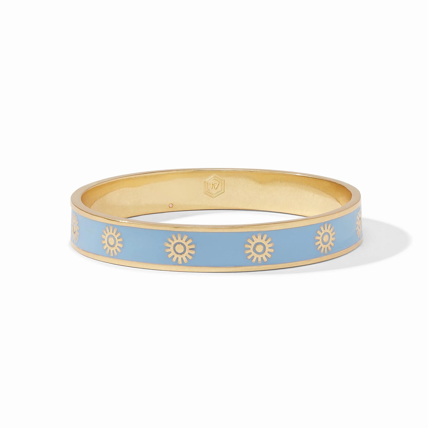 Julie Vos Soleil Bangle, Chalcedoney Blue