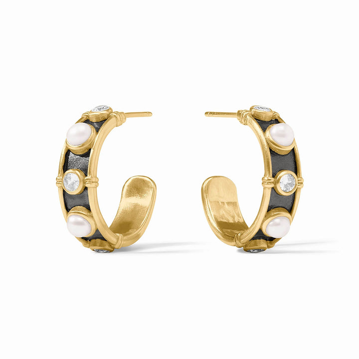 Julie Vos Tribeca Hoop - Pearl