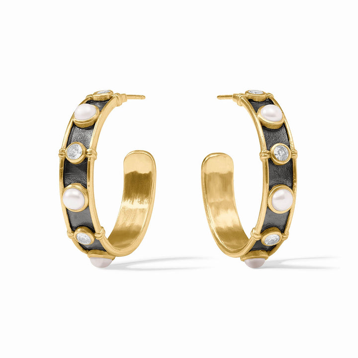 Julie Vos Tribeca Hoop - Pearl