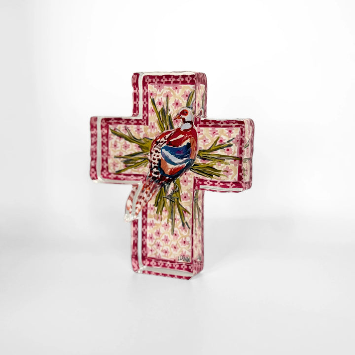 Sanctuary in the Meadow Acrylic Cross