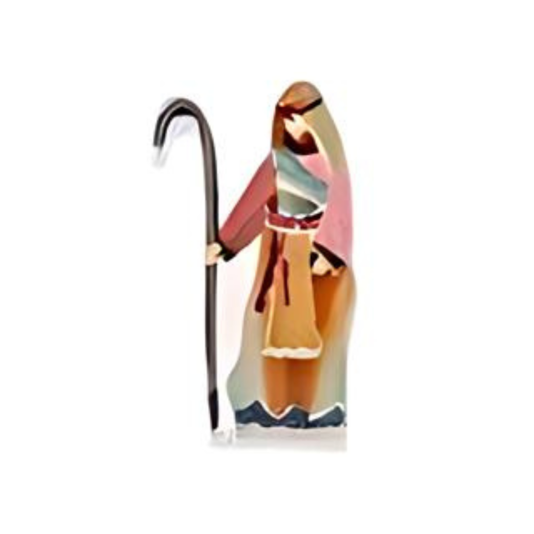 Acrylic Nativity Shepherd Bitty Set of 2