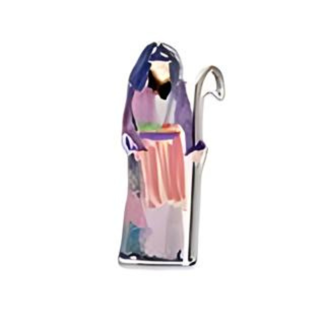 Acrylic Nativity Shepherd Bitty Set of 2