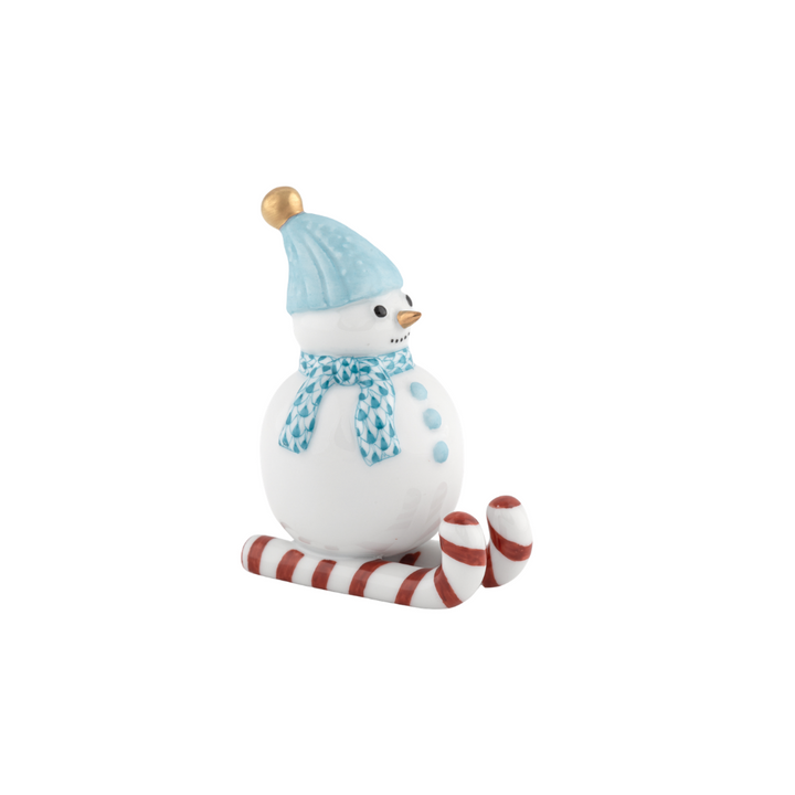 Herend Skiing Snowman