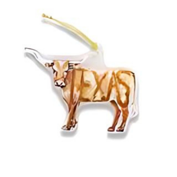 Longhorn Acrylic Ornament