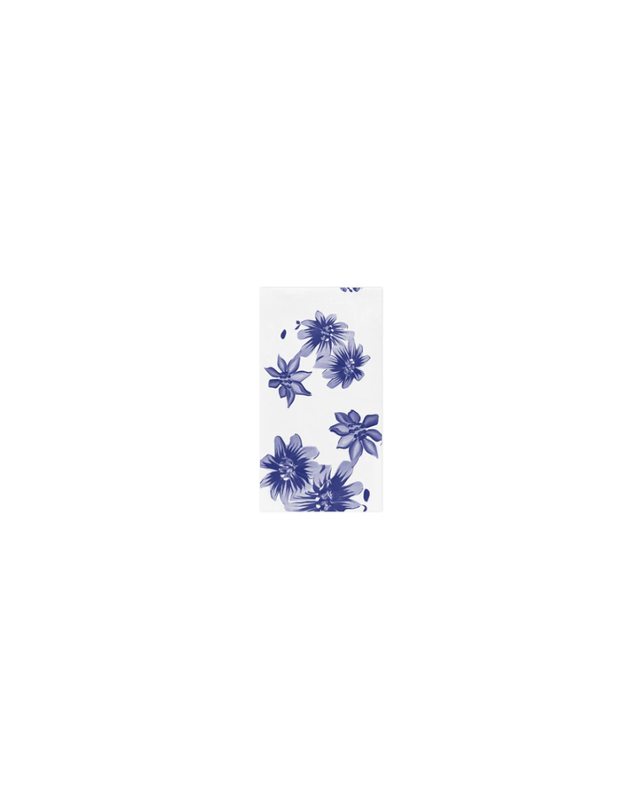 Papersoft Blue and White Floral  Napkins, Pack of 20