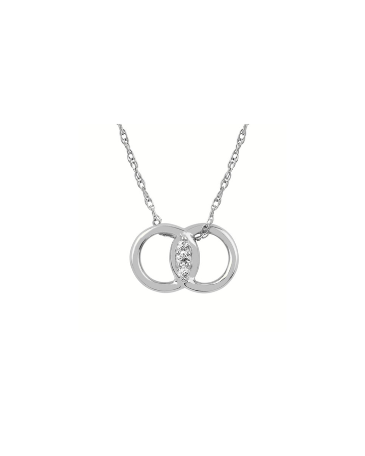 14KW Diamond Marriage Necklace