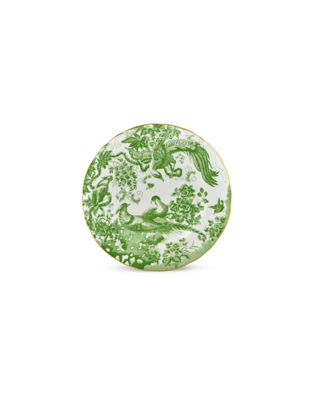 Royal Crown Derby Green Aves Accent Plate