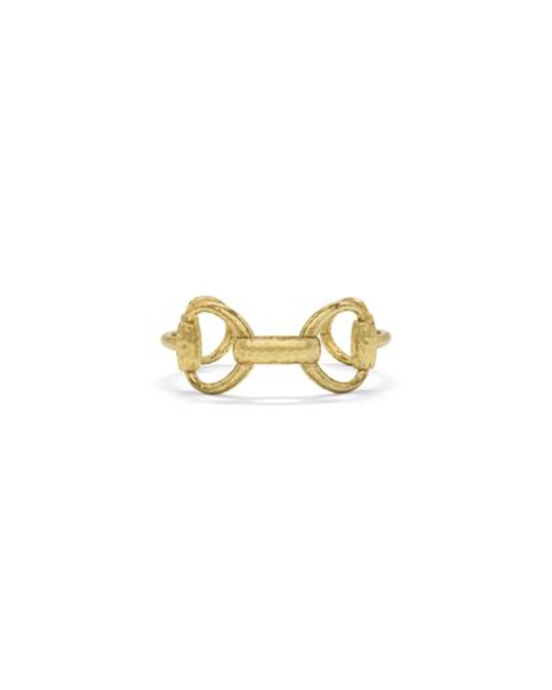 Equestrian Snaffle Bit Cuff, Gold
