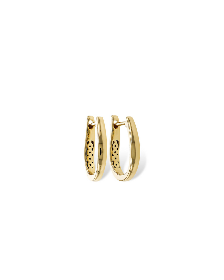 14KY 15mm Horseshoe Hoops