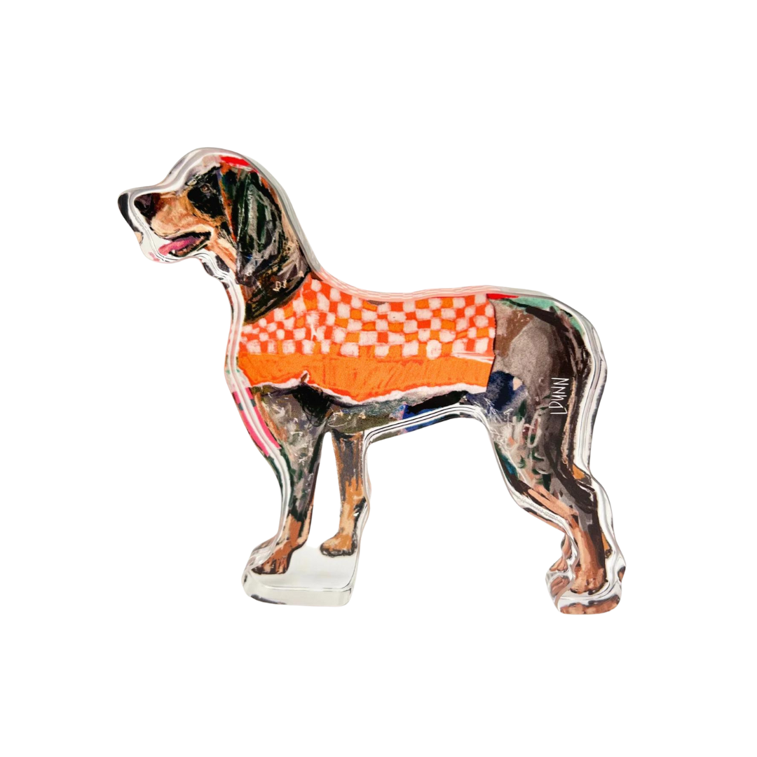 Lauren Dunn Tennessee Gameday Acrylic Dog