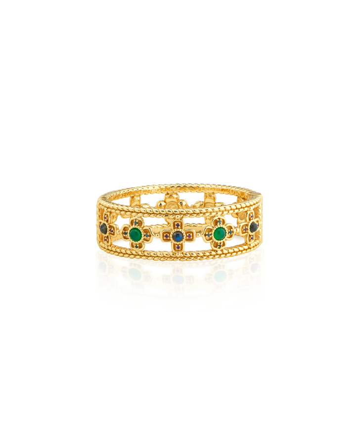 Capucine de Wulf Contessa Hinged Bangle - Multi