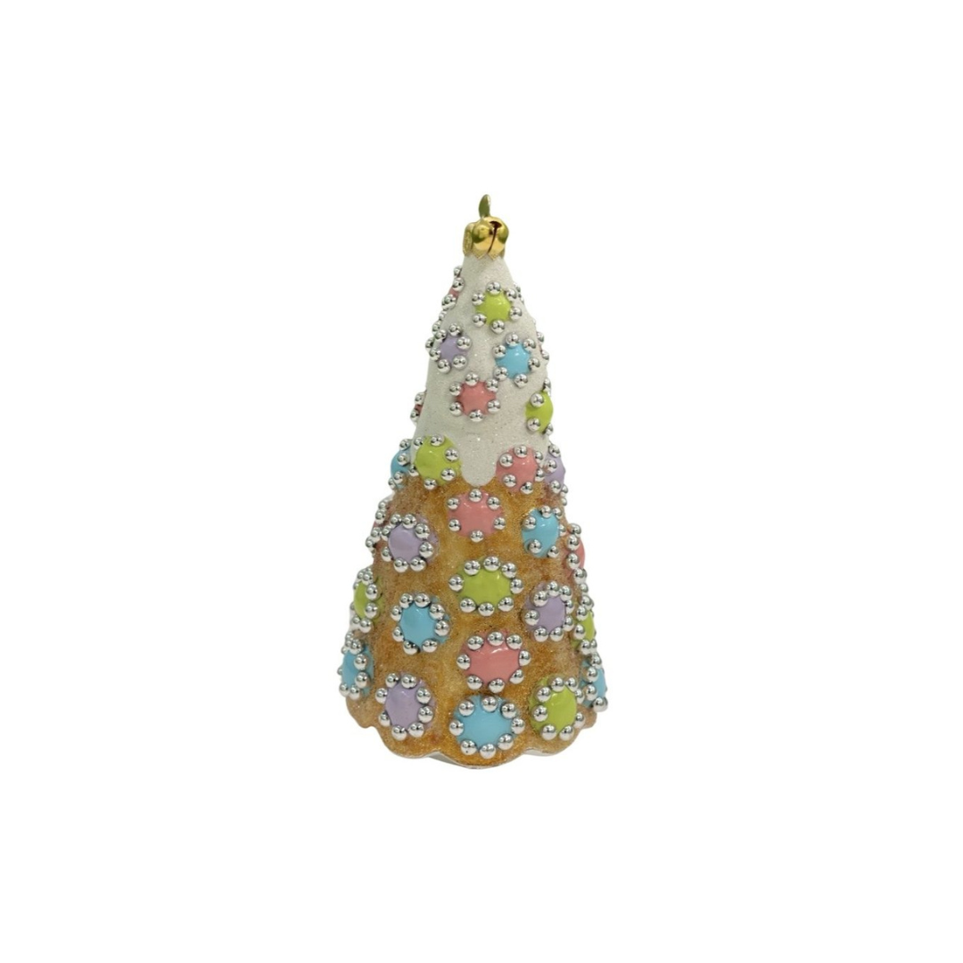 JingleNog Sparkle Pine Ornament