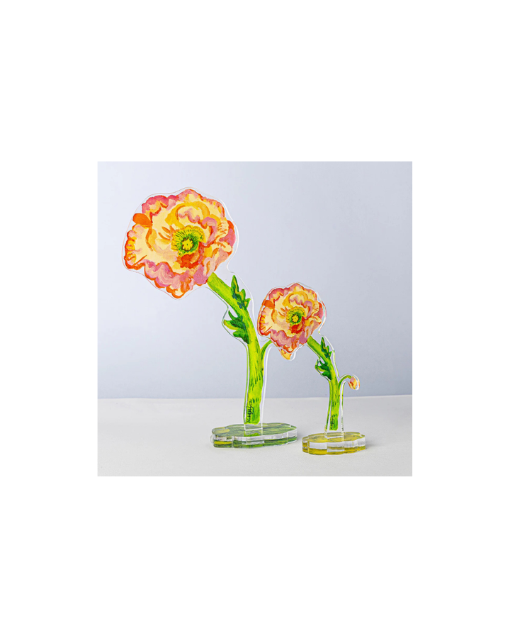 Kimberly Hodge Small Iceland Poppy Acrylic Flower