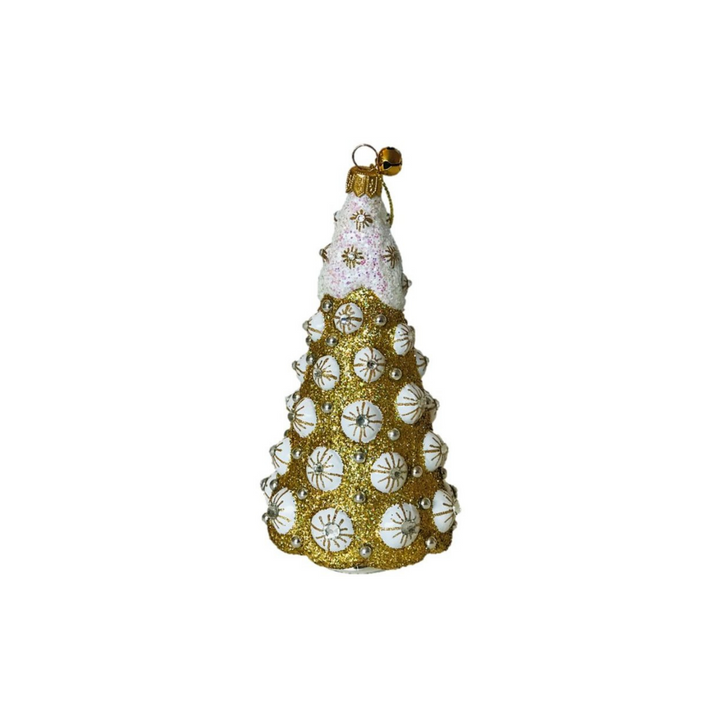 JingleNog Sparkle Pine Ornament