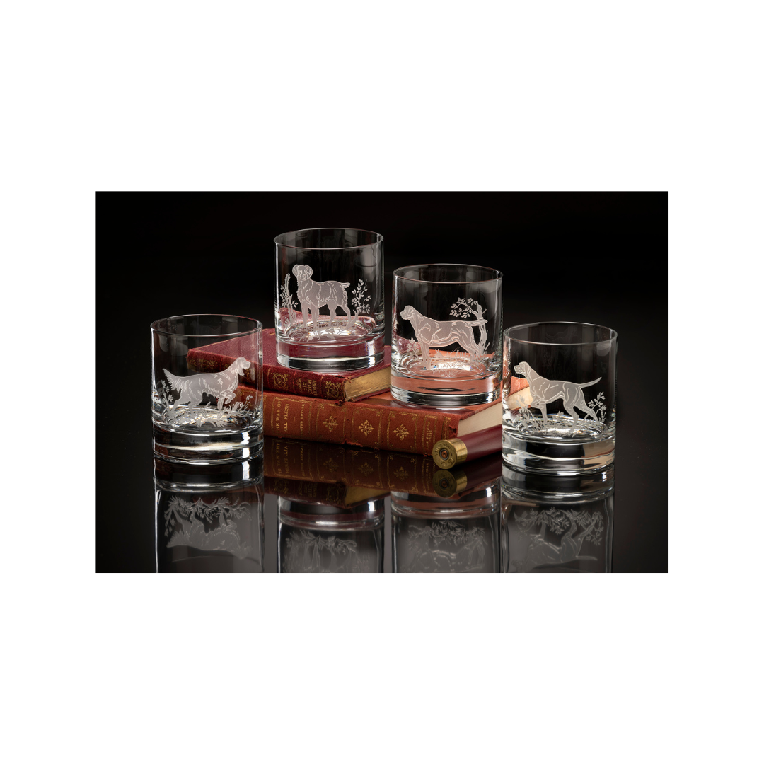 Crystal Double Old Fashion Glasses
