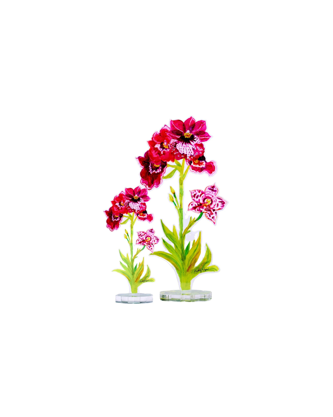 Pansy Orchid Acrylic Single Flower