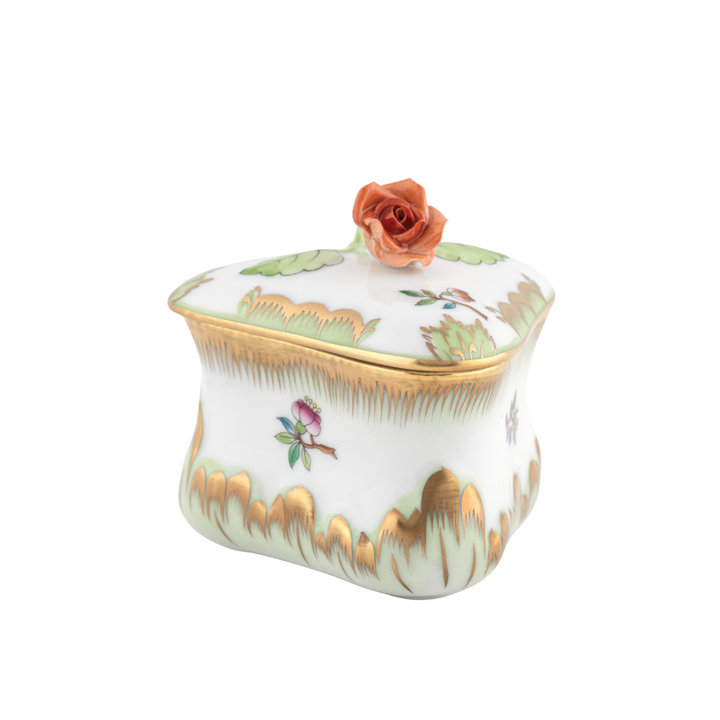 Herend Triangle Box, Queen Victoria - Multicolor