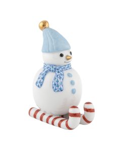 Herend Skiing Snowman