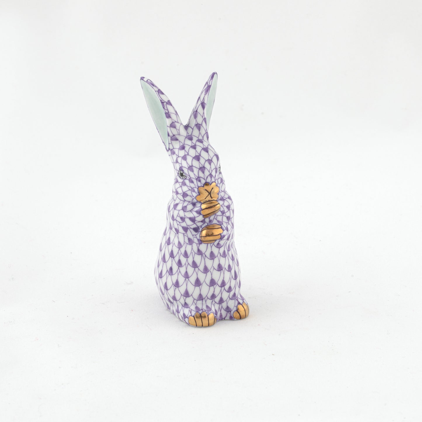 Herend Standing Bunny, Lavender