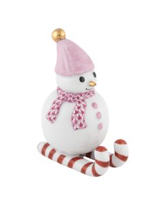 Herend Skiing Snowman