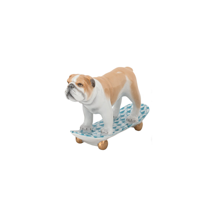 Herend Skateboard Bulldog