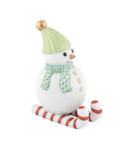 Herend Skiing Snowman