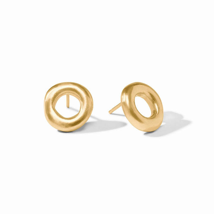 Julie Vos Wave Circle Stud