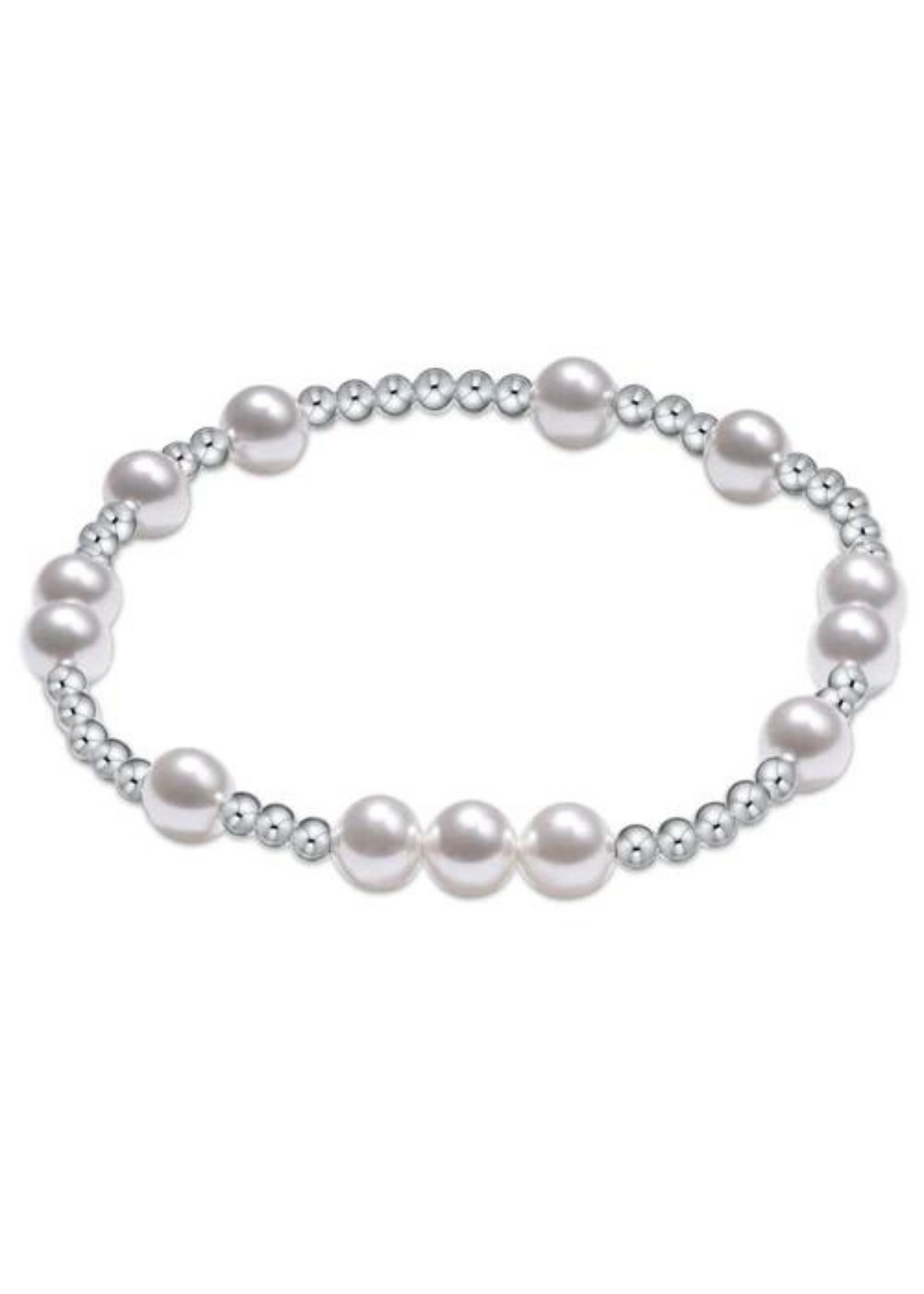 enewton Hope Unwritten Sterling 6mm Bead Bracelet - Pearl