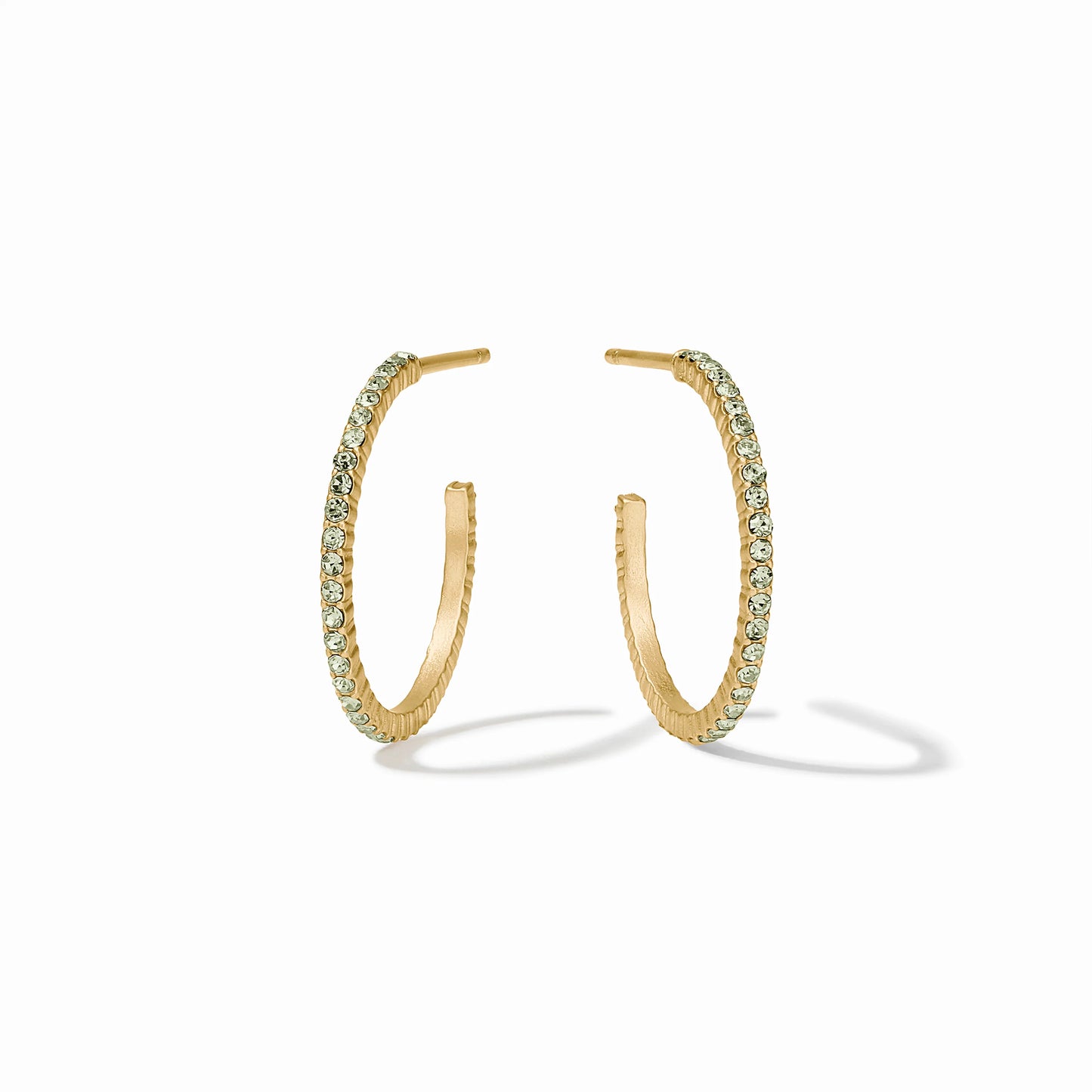 Julie Vos Windsor Hoop - Peridot Green