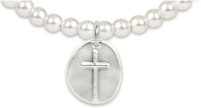 enewton Classic Pearl 4mm Bead Bracelet - Inspire Sterling Charm
