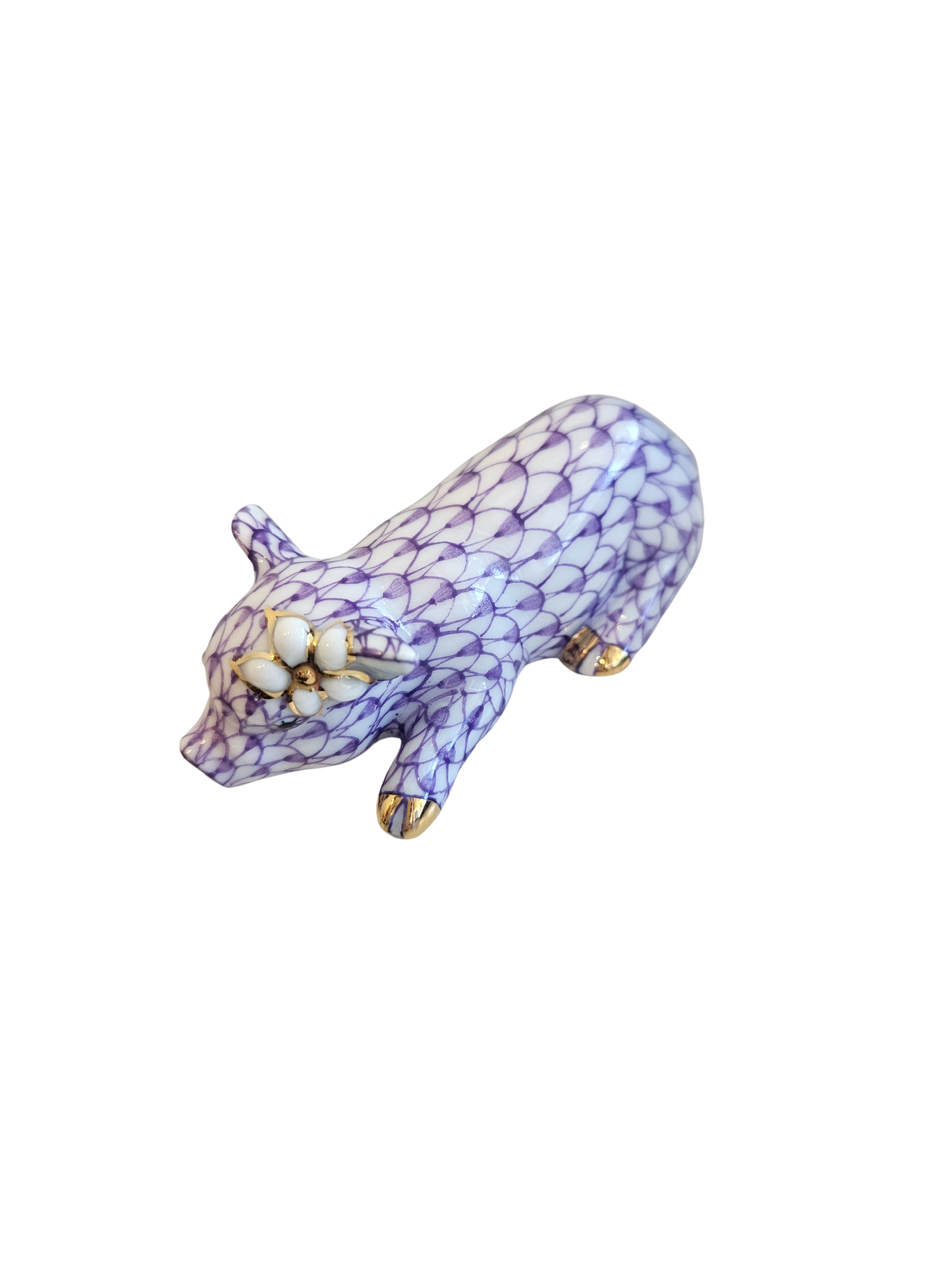Herend Daisy The Pig, Lavender