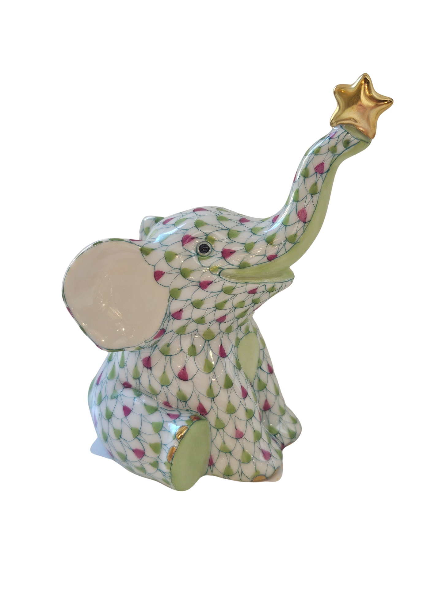 Herend Reach For The Stars, Pink-Key Lime