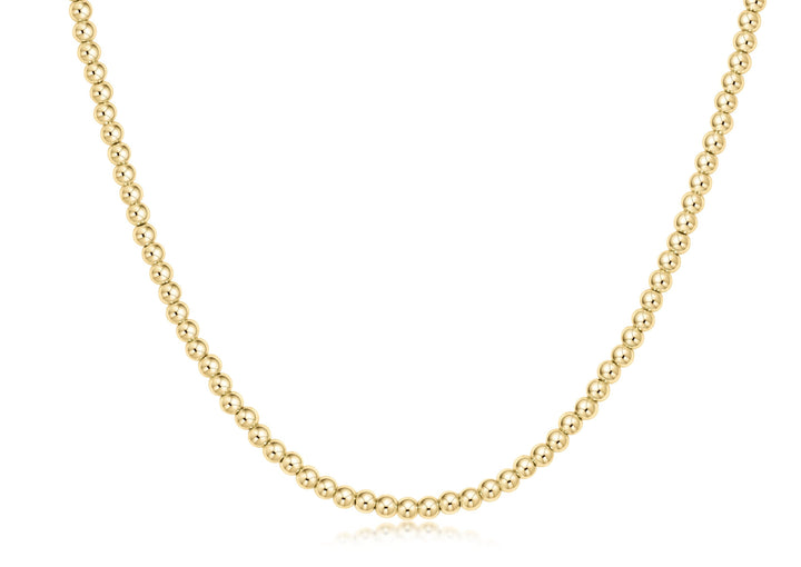 Enewton 17" Choker Beaded - Classic Gold 3mm