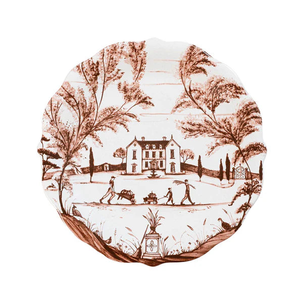 Country Estate Harvest Party Plate Assorted Set/4