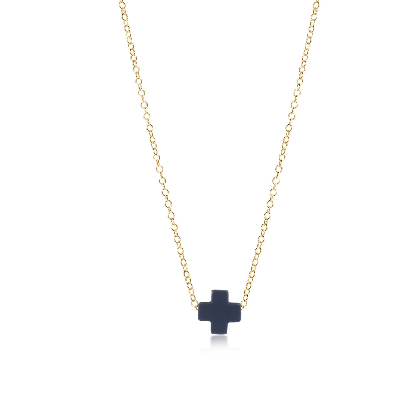 Enewton egirl 14" Necklace Gold - Signature Cross