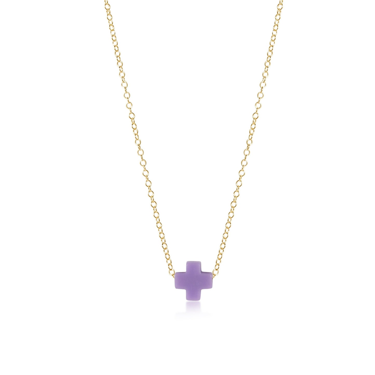 Enewton egirl 14" Necklace Gold - Signature Cross