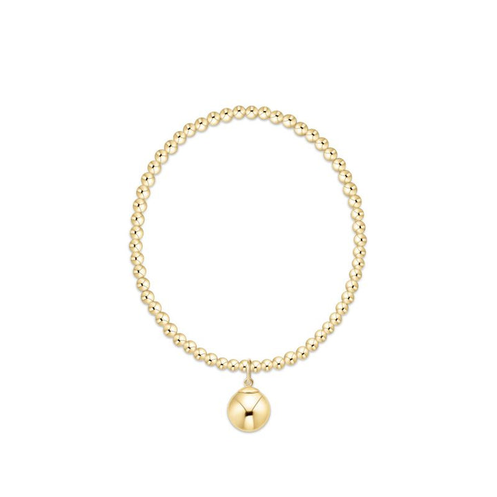 Enewton Classic Gold 3mm Bracelet - Classic Gold 10mm Charm