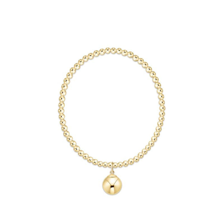 Enewton Extends Classic Gold 3mm Bracelet - Classic Gold 10mm Charm