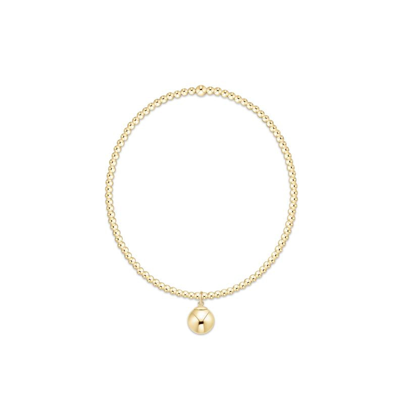 Enewton Classic Gold 2mm Bracelet - Classic Gold 8mm Charm
