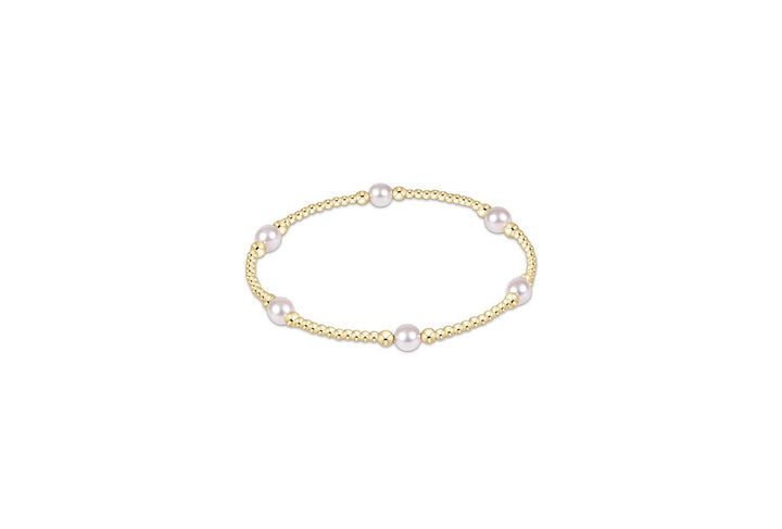 Enewton Purpose Pearl 5mm Gold Bracelet