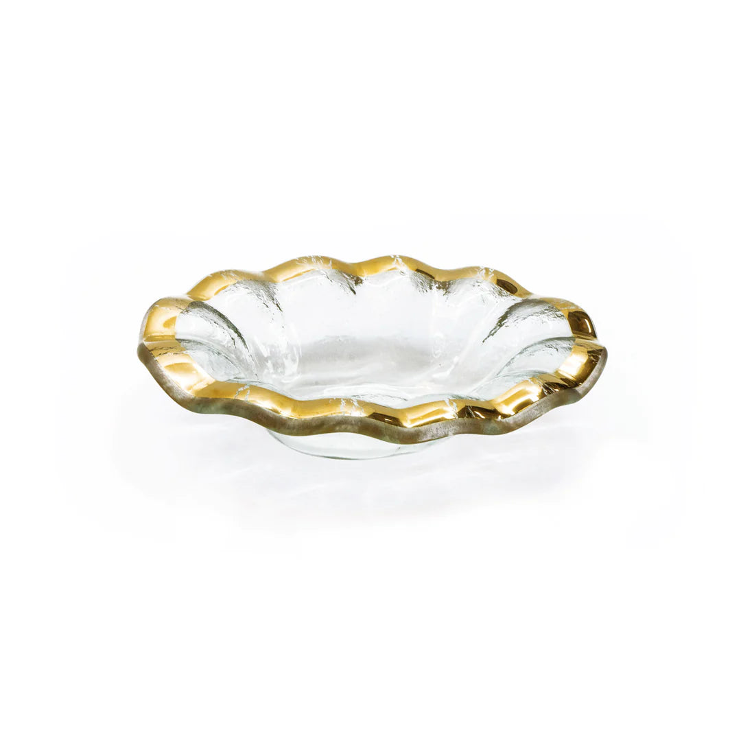 Annieglass Ruffle Soap Dish